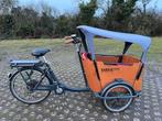 Babboe elektrische bakfiets Curve - e, Fietsen en Brommers, Fietsen | Bakfietsen, 4 kinderen of meer, Gebruikt, Huif, Ophalen