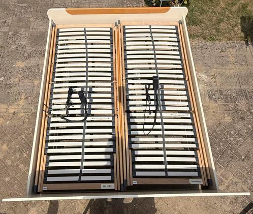 click-on Bed met elektrische lattenodems 160x200, Huis en Inrichting, Slaapkamer | Bedden, Gebruikt, Tweepersoons, Overige maten