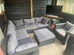 Loungeset met brandschade GRATIS, Tuin en Terras, Tuinsets en Loungesets, Ophalen, Zo goed als nieuw, Wicker, Stoel