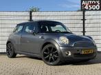 Mini Mini 1.4 One Anniversary MK II Panorama! Nieuwe apk!, Voorwielaandrijving, Stof, Gebruikt, Zwart