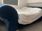 Mooie cobalt blauw bed, tweepersoonsbed, Huis en Inrichting, Ophalen, Gebruikt, Blauw, Tweepersoons