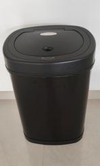 Zwarte prullenbak merk "Homra" 40 liter, Ophalen, Kunststof, 40 liter of meer, Zo goed als nieuw