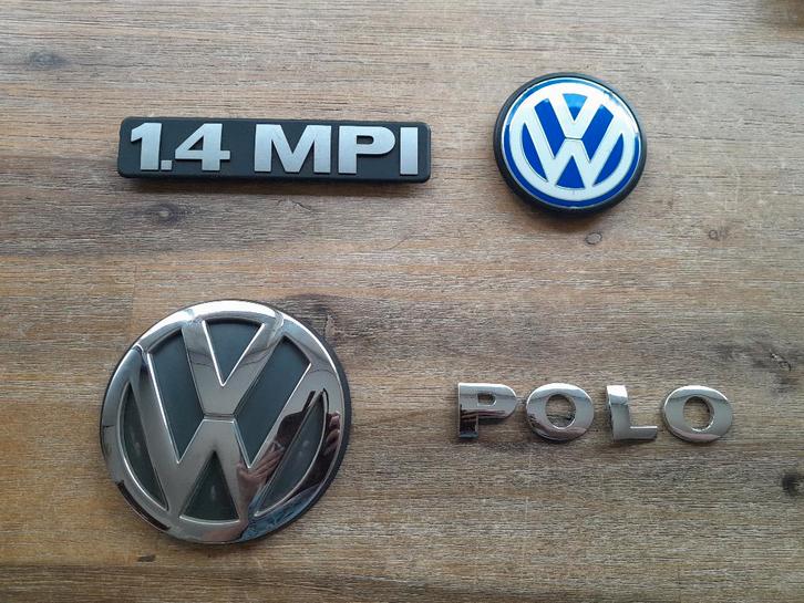 Logo-set / Emblemen - Volkswagen Polo model 6N2, Auto diversen, Overige Auto diversen, Verzenden
