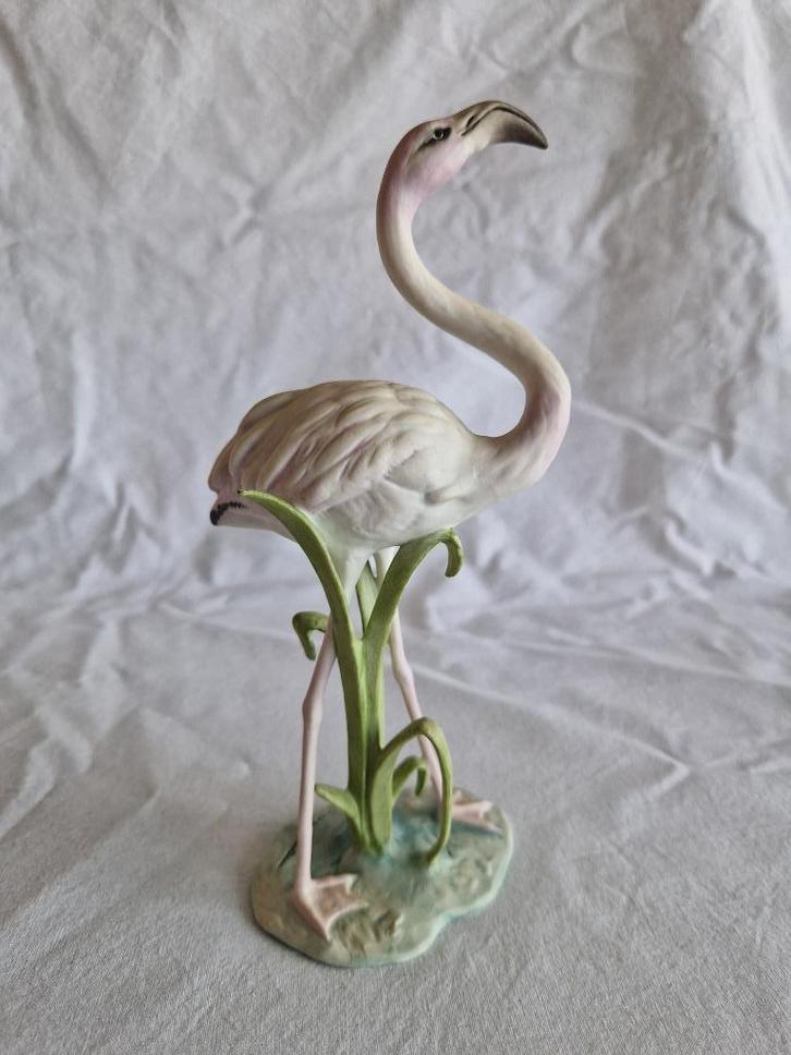 Beeldje Flamingo B040, Verzamelen, Beelden en Beeldjes, Zo goed als nieuw, Dier, Ophalen of Verzenden