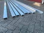 Aluminium U profielen 8 lengtes GEANODISEERD, Doe-het-zelf en Verbouw, IJzerwaren en Bevestigingsmiddelen, Ophalen of Verzenden