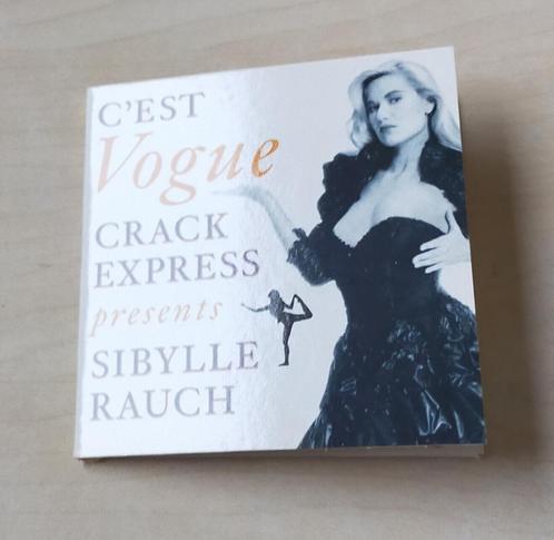 Crack Express - C'Est Vogue 3" CD Single 1989 Sibylle Rauch, Cd's en Dvd's, Cd Singles, Zo goed als nieuw, Pop, Ophalen of Verzenden