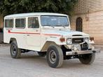 Toyota Landcruiser fj45 troopy benzine airco nieuwstaat, Auto's, Wit, Stationwagon, Handgeschakeld, Particulier