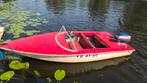 Retro spitfire met 9.9 Yamaha 2 takt motor elektrische start, Watersport en Boten, Ophalen, Gebruikt, Motor en Techniek