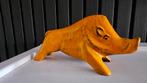 Goebel - oranje beeld Everzwijn / zwijn CW-serie, Ophalen of Verzenden, Zo goed als nieuw, Beeldje of Figuurtje