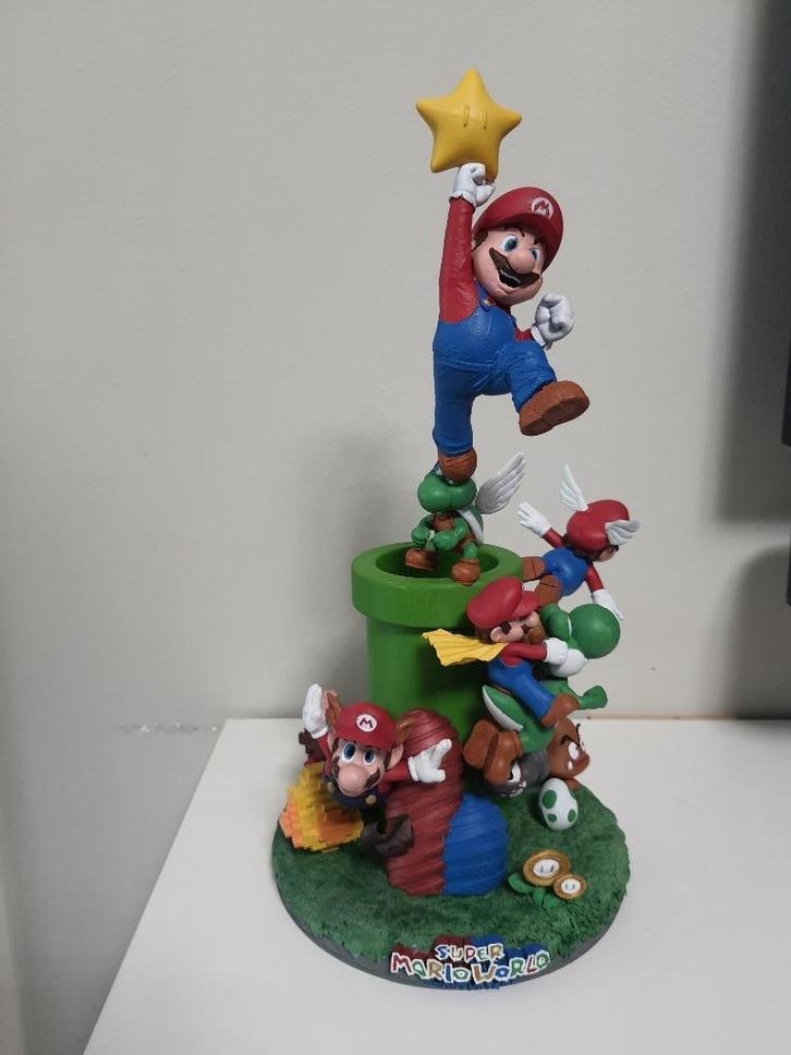 nieuwe mario bros diorama van diverse jaren, Spelcomputers en Games, Spelcomputers | Nintendo Consoles | Accessoires, Nieuw, Overige modellen