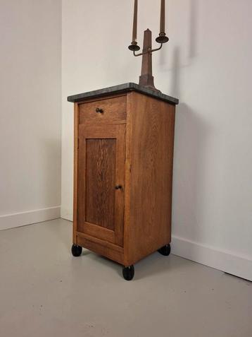 Art deco Amsterdamse school kast nachtkastje jaren 20/30 beschikbaar voor biedingen