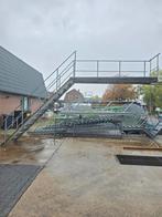Stalen trap met bordes gegalv.hoog 2.95mtr nob144, Ophalen, Zo goed als nieuw, 2 tot 4 meter