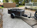 Gesloten  baggage wagen/ aanhanger.Fietsenrek. Nieuwe banden, Auto diversen, Ophalen, Gebruikt