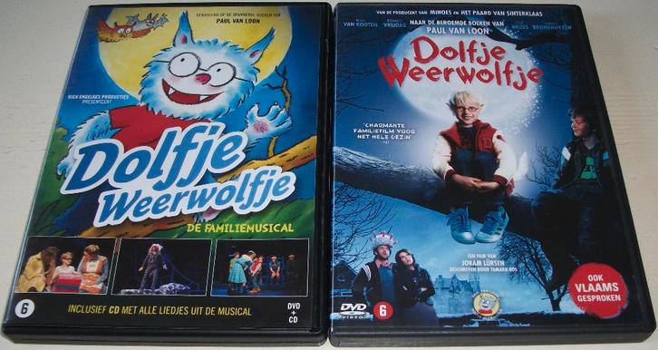 Dvd-Set *** DOLFJE WEERWOLFJE *** Musical + CD + Film, Cd's en Dvd's, Dvd's | Overige Dvd's, Zo goed als nieuw, Boxset, Vanaf 6 jaar