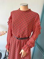 TAIFUN jurk maat 40 - print - rood - zwart - wit - oranje, Maat 38/40 (M), Ophalen of Verzenden, Zo goed als nieuw, Rood
