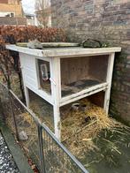 Hardhouten konijnenhok op maat laten maken 100x100, Ophalen, 90 cm of meer, Hok, 110 cm of meer