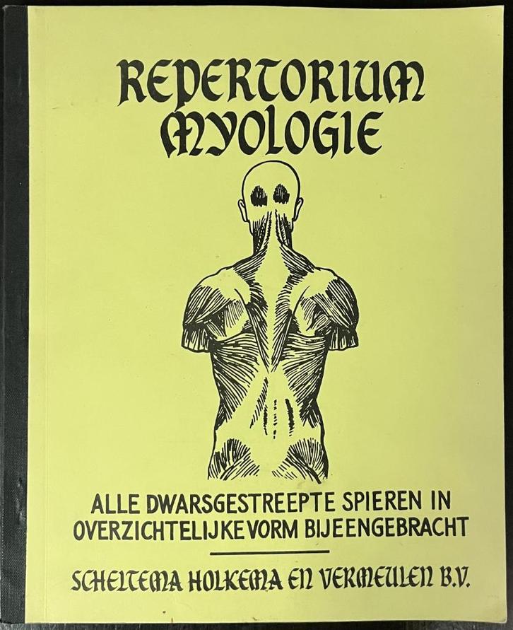 Repertorium Myologie, Boeken, Studieboeken en Cursussen, Zo goed als nieuw, WO, Beta, Ophalen of Verzenden