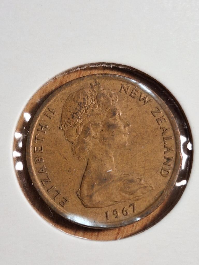 NEW ZEALAND 1 cent 1967 (#147), Ophalen of Verzenden, Losse munt