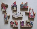 8x houten blokken / blokjes met Sinterklaas motiefjes. Nieuw, Diversen, Verzenden, Nieuw