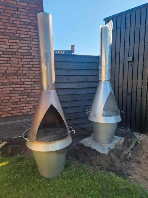 Nieuwe RVS Buitenkachels, Tuin en Terras, Tuinhaarden, Nieuw, Ophalen