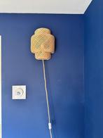 Lexie Bamboe wandlamp, Huis en Inrichting, Lampen | Wandlampen, Ophalen, Zo goed als nieuw, Hout, Rotan