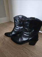 Ann rocks maat 41 zwart leer cowboy enkel laars boots, Zwart, Lage of Enkellaarzen, Ann rocks, Ophalen of Verzenden