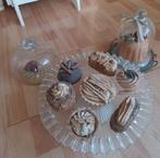 Gebakjes van steen op schaal en on stolp, Ophalen, Zo goed als nieuw