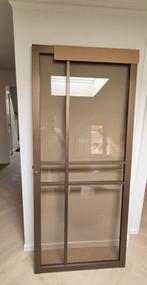 Svedex Staallook binnendeur Brons Glas, Ophalen, Gebruikt, 80 tot 100 cm, 215 cm of meer