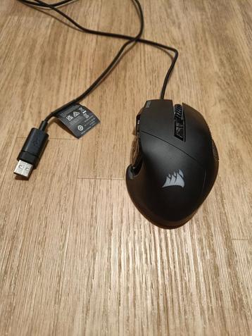Corsair Scimitar RGB Elite – Gaming Muis met 17 Knoppen beschikbaar voor biedingen