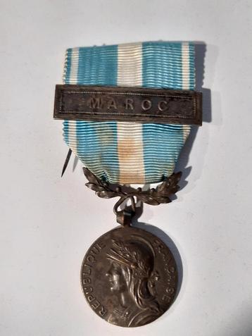 Medaille Coloniale Frankrijk Marokko  WO1 beschikbaar voor biedingen