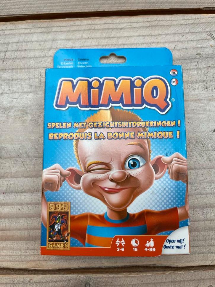 Mimiq, Hobby en Vrije tijd, Gezelschapsspellen | Kaartspellen, Zo goed als nieuw, Vijf spelers of meer, Ophalen