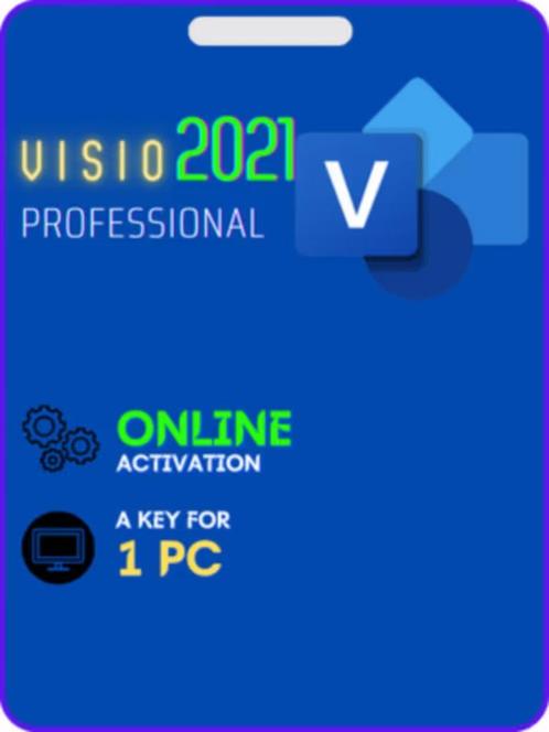 Visio 2021 Pro, Computers en Software, Besturingssoftware, Nieuw, Windows, Ophalen of Verzenden