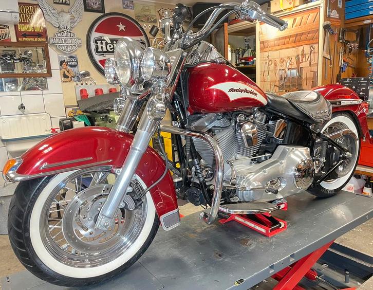 Harley davidson FLST Heritage softail, Motoren, Motoren | Harley-Davidson, Particulier, Chopper, 2 cilinders, Ophalen