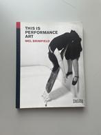 this is performance art Mel brim field kunstboek geschiedeni, Ophalen of Verzenden, Zo goed als nieuw, Schilder- en Tekenkunst