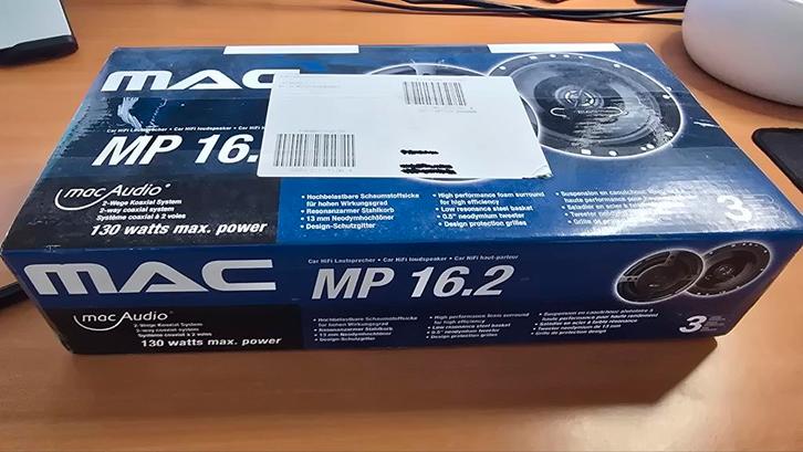 MAC Audio MP 16.2 luidsprekers, Auto-onderdelen, Elektronica en Kabels, Volkswagen, Nieuw, Ophalen of Verzenden