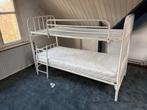 Stapelbed - Metalen Frame & Spiraalbodem, Ophalen, Gebruikt, 90 cm, Eenpersoons