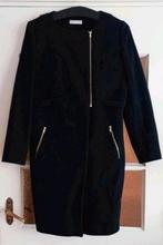 Mantel zwart 44 van STEFANEL, Kleding | Dames, STEFANEL, Ophalen of Verzenden, Zo goed als nieuw, Zwart