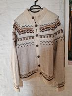 Noors wollen vest - Maat M, Maat 38/40 (M), Verzenden, Beige, Noorse Wol