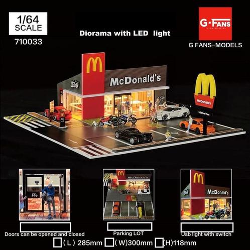 G Fans
Mc Donald's Diorama Inc Led
1:64 Nieuw, Hobby en Vrije tijd, Modelauto's | Overige schalen, Nieuw, Ophalen of Verzenden