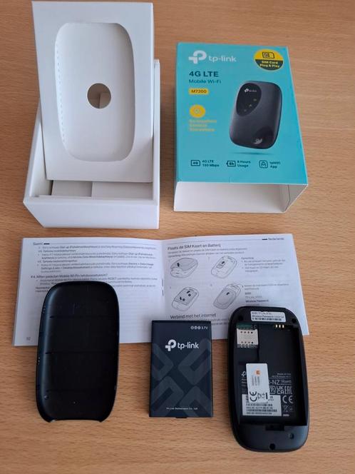 TP-Link M7200 | Mobiele WiFi (4G LTE) Router | Tot 150 Mbit/, Computers en Software, Routers en Modems, Zo goed als nieuw, Ophalen of Verzenden