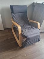 Schommelstoel, Huis en Inrichting, Stoelen, Ophalen, Zo goed als nieuw, Wit, Eén