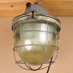 bully lamp met kooi, Huis en Inrichting, Lampen | Hanglampen, Ophalen, Zo goed als nieuw, Glas, Minder dan 50 cm