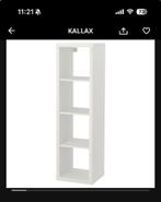 Witte Kallax kast, Huis en Inrichting, Kasten | Boekenkasten, Ophalen, 100 tot 150 cm, Zo goed als nieuw, 25 tot 50 cm