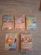 Pokémon Kaarten - Glaceon, Sylveon, Leafeon, Eevee, Flareon, Ophalen of Verzenden, Zo goed als nieuw, Losse kaart, Foil