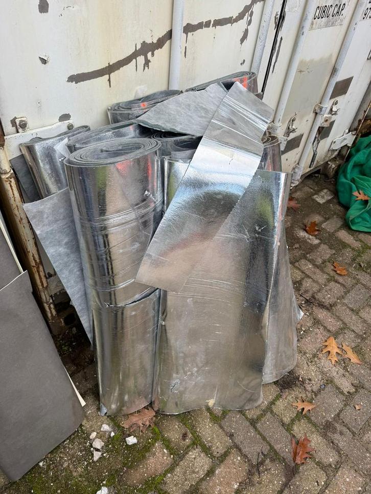 Isolatiemateriaal alufoam – ca. 30 m2, Doe-het-zelf en Verbouw, Isolatie en Afdichting, Gebruikt, Overige materialen, Minder dan 4 cm