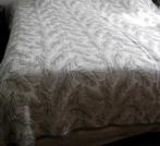 PRACHTIG GROOT SPREI VEERTJES PATROOM ,, Huis en Inrichting, Ophalen of Verzenden, Zo goed als nieuw, Tweepersoons, Overige kleuren