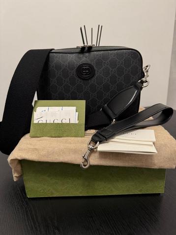 Gucci schoudertas zwart origineel nieuw in doos met bon beschikbaar voor biedingen