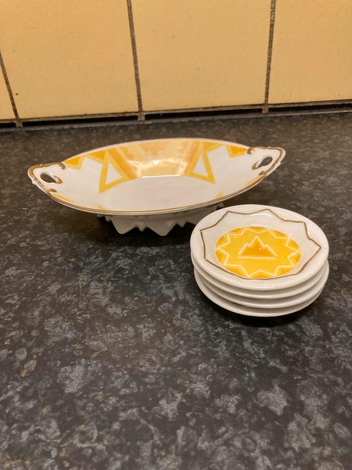 Petitfour stel  Beyer&Bock, Antiek en Kunst, Antiek | Porselein, Ophalen of Verzenden