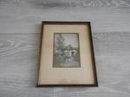 Aquarel van J.Garjeanne (1860-1930) Spelende kinderen, Ophalen