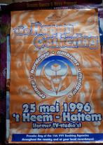 90's Houseparty poster "The happy Gathering" in Hattem, Verzamelen, Ophalen of Verzenden, Gebruikt, Rechthoekig Staand, Muziek